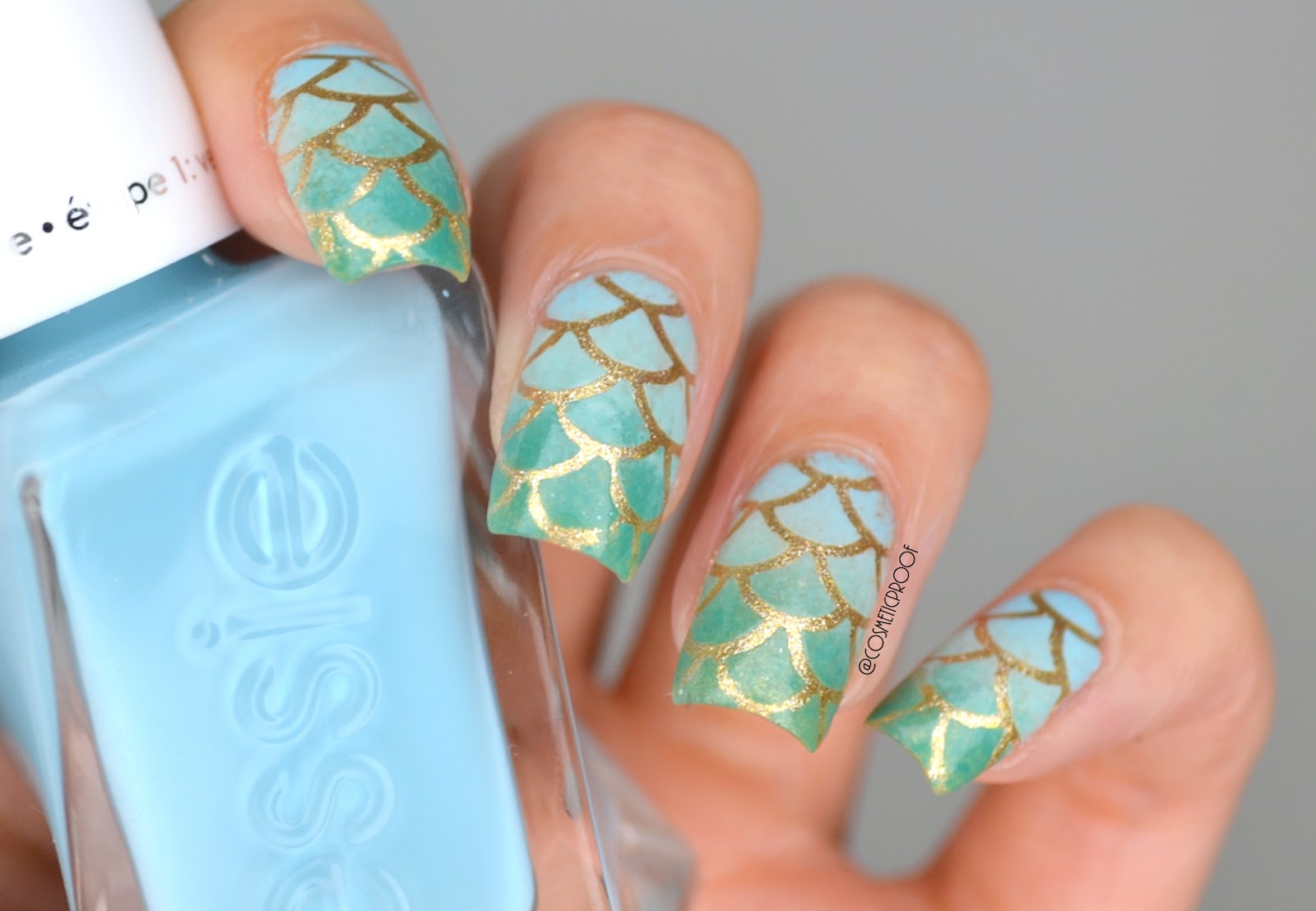 Mermaid nails art deals